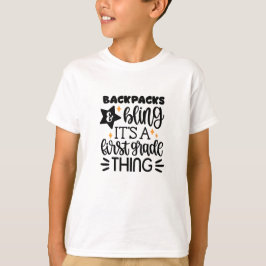 Funny Back to school First klass-gåva T Shirt