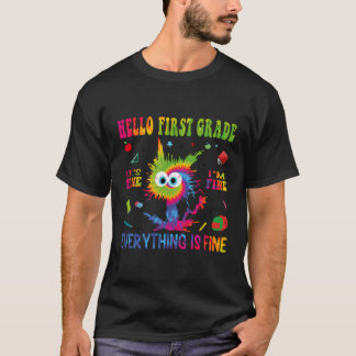 Funny Back to school Hej 1:a Klass Bra Ca T Shirt