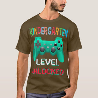 Funny Back to school Kindergarten Level Unlock V T Shirt