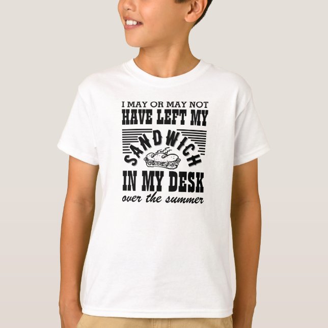 Funny back to school-utrustning T-Shirt (Framsida)