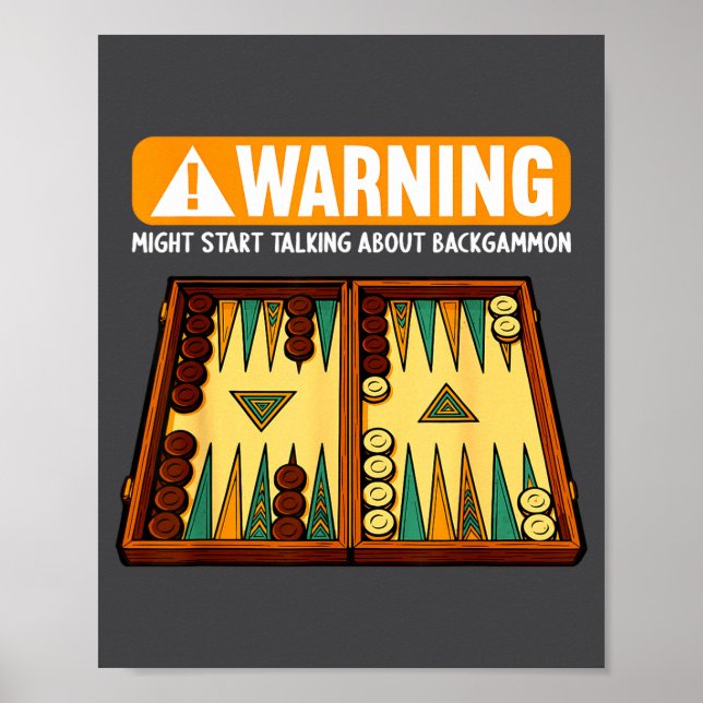Funny Backgammon  Poster (Framsidan)