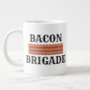 Funny Bacon Älskare Breakfast Jumbo Mugg
