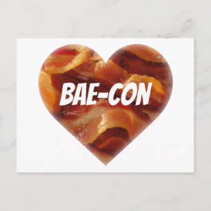 Funny Bacon Humor Vykort