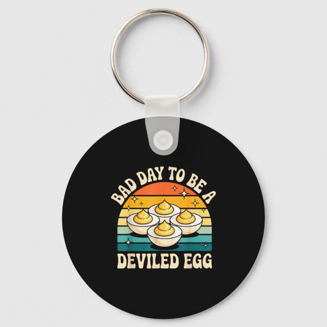 Funny Bad Day To Be A Deviled Egg Meme  Nyckelring (Framsida)