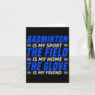 Funny Badminton Art För manar Women Shuttle Sport Kort