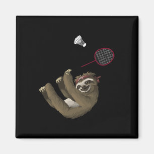 Funny Badminton-design för Badminton-spelare och S Magnet