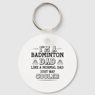 Funny Badminton Pappa Shirt Manar Badminton Player Nyckelring