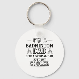 Funny Badminton Pappa Shirt Manar Badminton Player Nyckelring