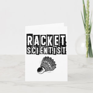 Funny Badminton Player Kärlek Shuttle Design 13 Kort