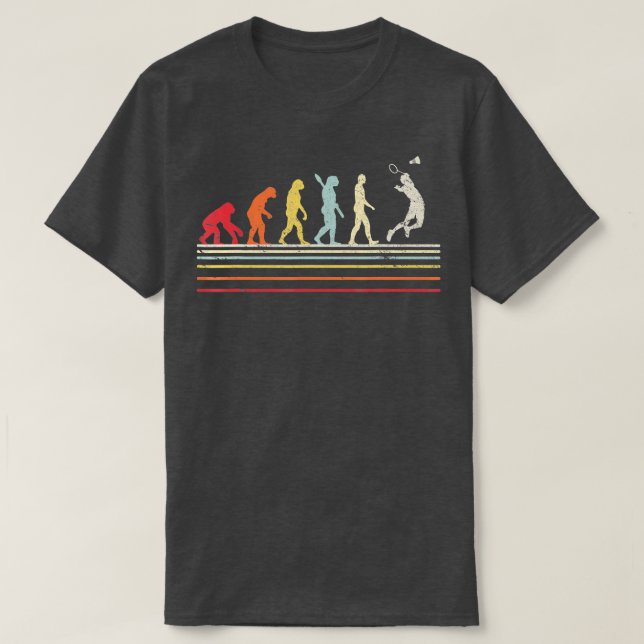 Funny Badminton Shirt T (Design framsida)