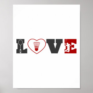 Funny Badminton Shirt Women Badminton Player 1 Poster