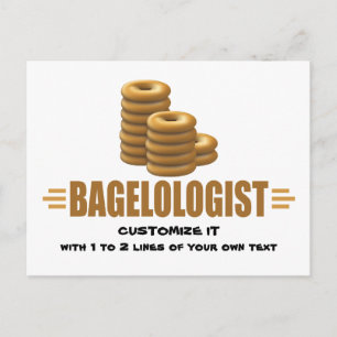 Funny Bagels Vykort
