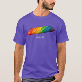 Funny Baguette Rainbow Faguette LGBTQ Pride Month  T Shirt