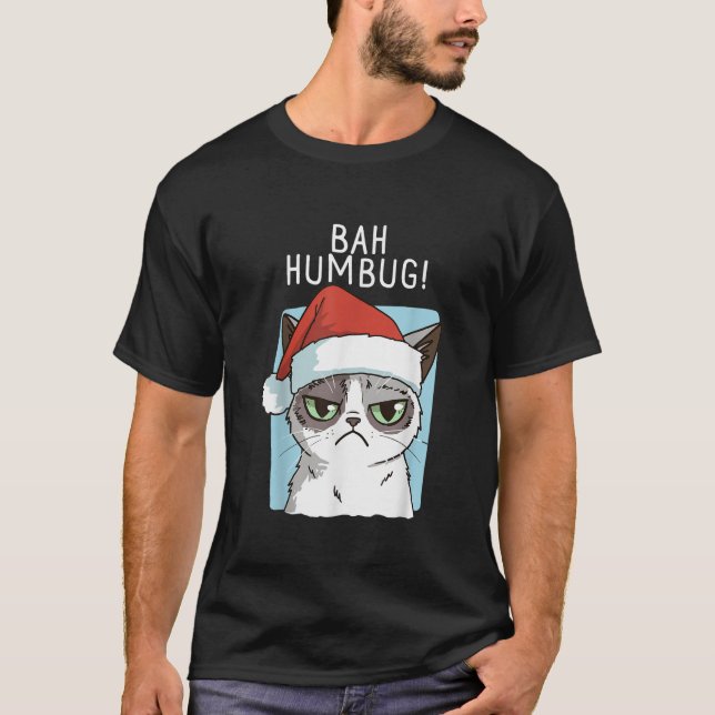 Funny Bah Humbug Holiday tee (Framsida)