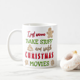 Funny Bake Saker vaktar julfilmer Kaffemugg