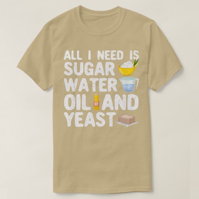 Funny Baker Bread Baking Bread Baker T Shirt (Design framsida)