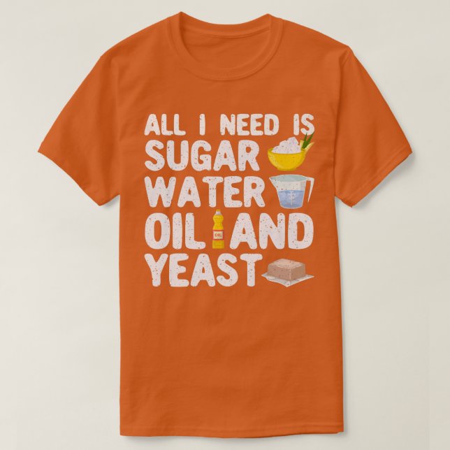 Funny Baker Bread Baking Bread Baker T Shirt (Design framsida)