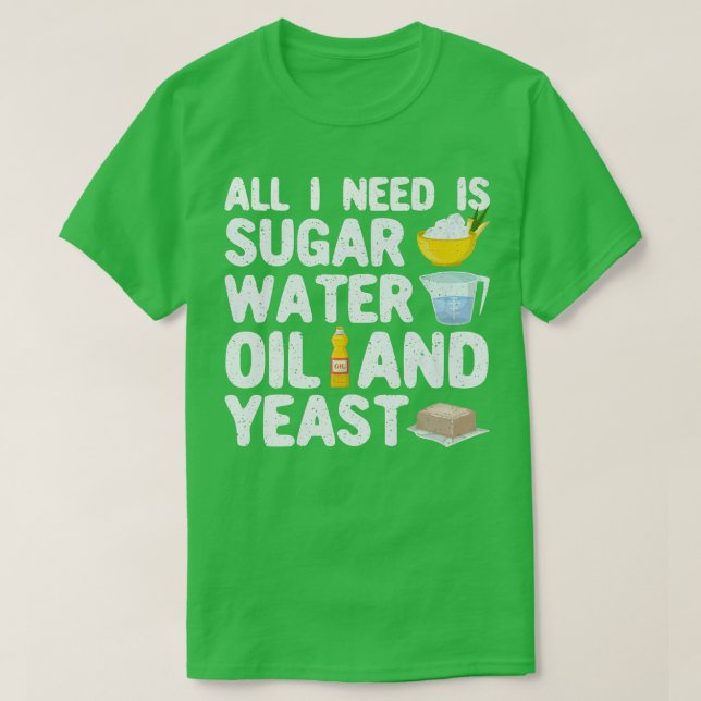 Funny Baker Bread Baking Bread Baker T Shirt (Design framsida)
