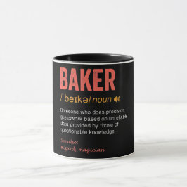 Funny Baker-definition Mugg