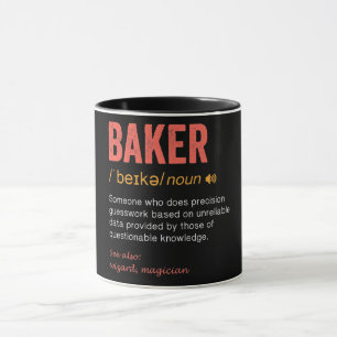 Funny Baker-definition Mugg