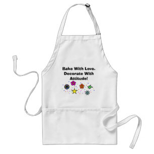 Funny Bakers dekorerande Apron Förkläde