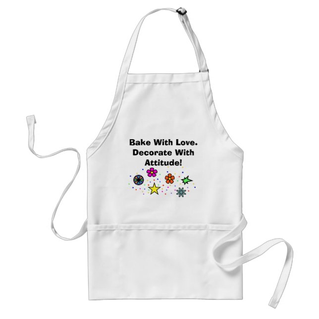 Funny Bakers dekorerande Apron Förkläde (Framsidan)