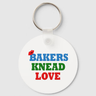 Funny Bakers Need (Knead) Kärlek Nyckelring