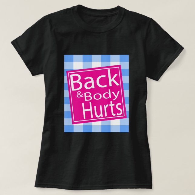 Funny Bakgrund och kropp Ontr julfamiljen T Shirt (Design framsida)