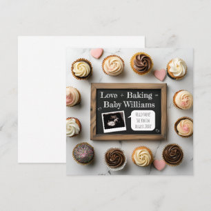Funny Baking Baby-meddelande Inbjudningar
