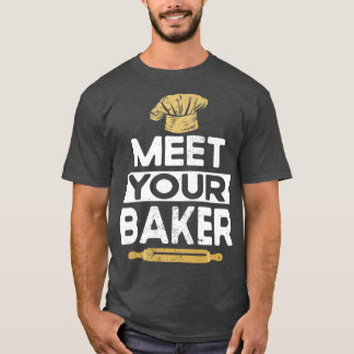 Funny Baking Bake Älskare Bread Baker Whisk Taker T Shirt