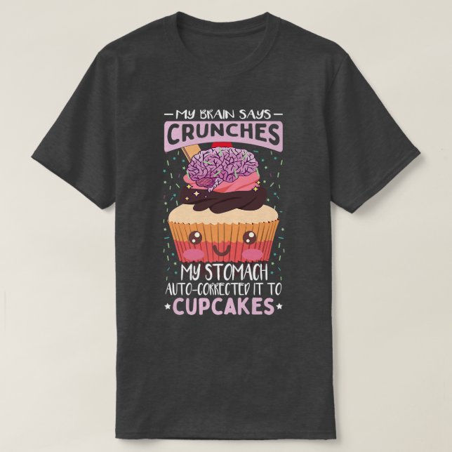 Funny Baking Cuptårta Citote Baking Cuptårta Älska T Shirt (Design framsida)