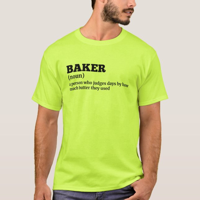 Funny Baking Definition Manar's Shirt T (Framsida)