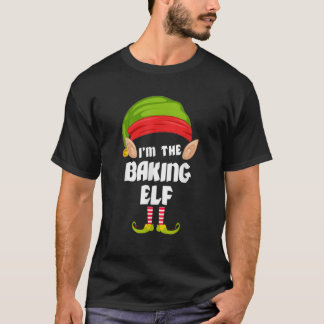 Funny Baking Elf Matching Family Group PJ Christma T Shirt