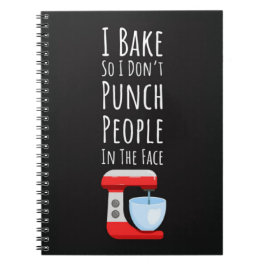 Funny Baking Gifts For Adults Humor Humorous Quote Anteckningsbok