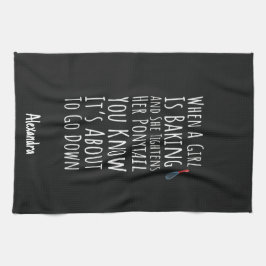 Funny Baking Gifts For Her Teen Girls Women Baker Kökshandduk