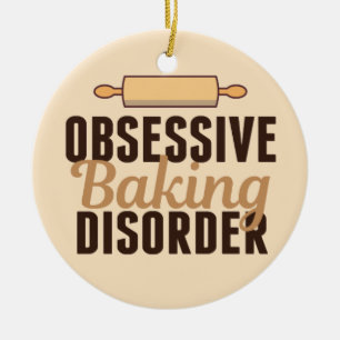 Funny Baking Obsession Julgransprydnad Keramik