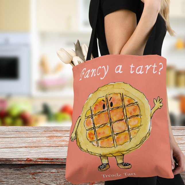 Funny Baking Quote Finare a Tart Tygkasse (Funny baking joke tote bag)