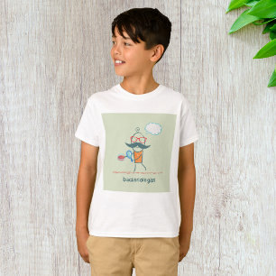 Funny bakteriolog Scientist med stor mustache T Shirt