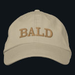 Funny Bald Head Brown Beige Manar Broderad Keps<br><div class="desc">Brun Brun Beabrus Manar Embroied Baseball Cap kommer att lägga till lite humor för pappa eller morfar. Perfekt för en Fars dag-presentidé. Det är en minimalistisk modern designad med "BALD" i fet brun brev på framsidan. ANPASSA ORD OCH FÄRG OM DU VILL. TILLGÄNGLIGA I OLIKA ALTERNATIV FÖR FÄRG</div>