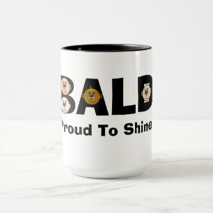 Funny Bald Pride Mugg för manar