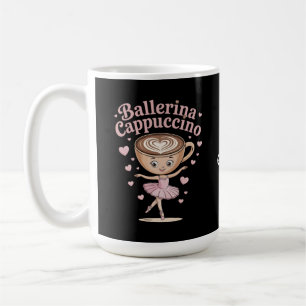 Funny Ballerina Cappuccina Italie Brainrot Meme Kaffemugg