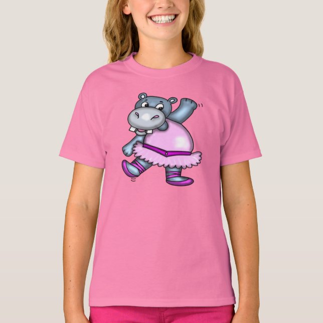 Funny Ballerina T-shirts (Framsida)