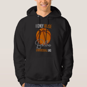 Funny Ballers Tränar Education B Boll Player Pappa Hoodie
