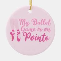 Funny Ballet Dancer Pun Ballerina Rosa Tofflor