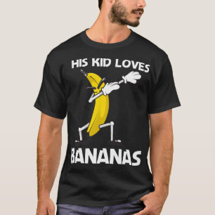 Funny Banana Art För barn Boys Berry Fruit Smoothi T Shirt