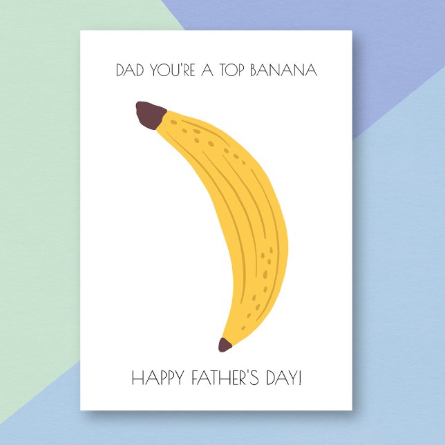 Funny Banana Fars dag Card Kort (Skapare uppladdad)