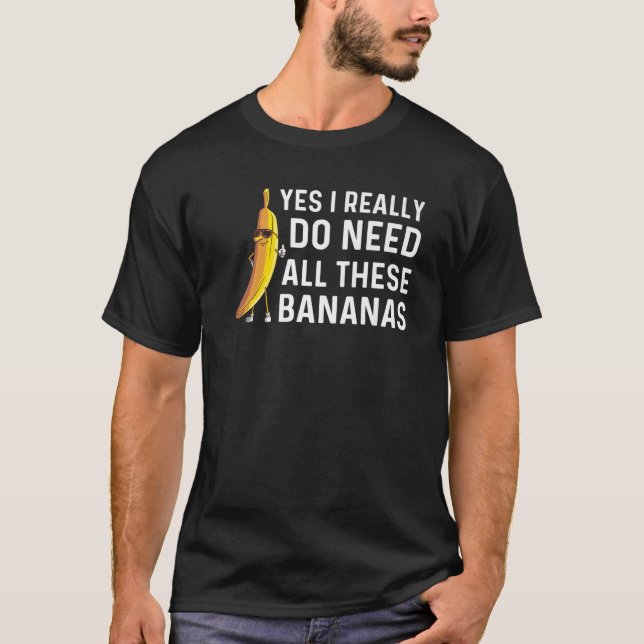Funny Banana Gift Manar Women Fruit Eater Älskare  T Shirt (Framsida)