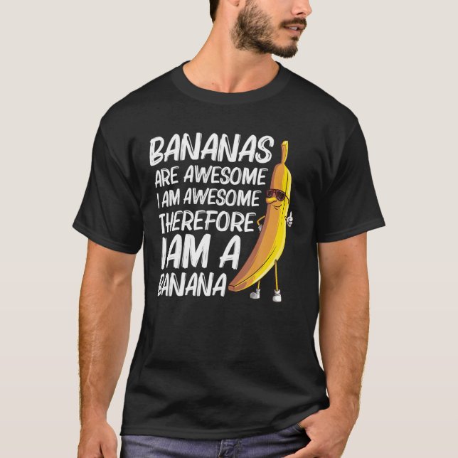 Funny Banana Gift Manar Women Fruit Eater Älskare  T Shirt (Framsida)