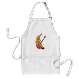 Funny Banana Guitar Apron | Cartoon Cooking Apron Förkläde