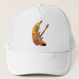 Funny Banana Guitar Cap | Cartoon Music Hat Keps